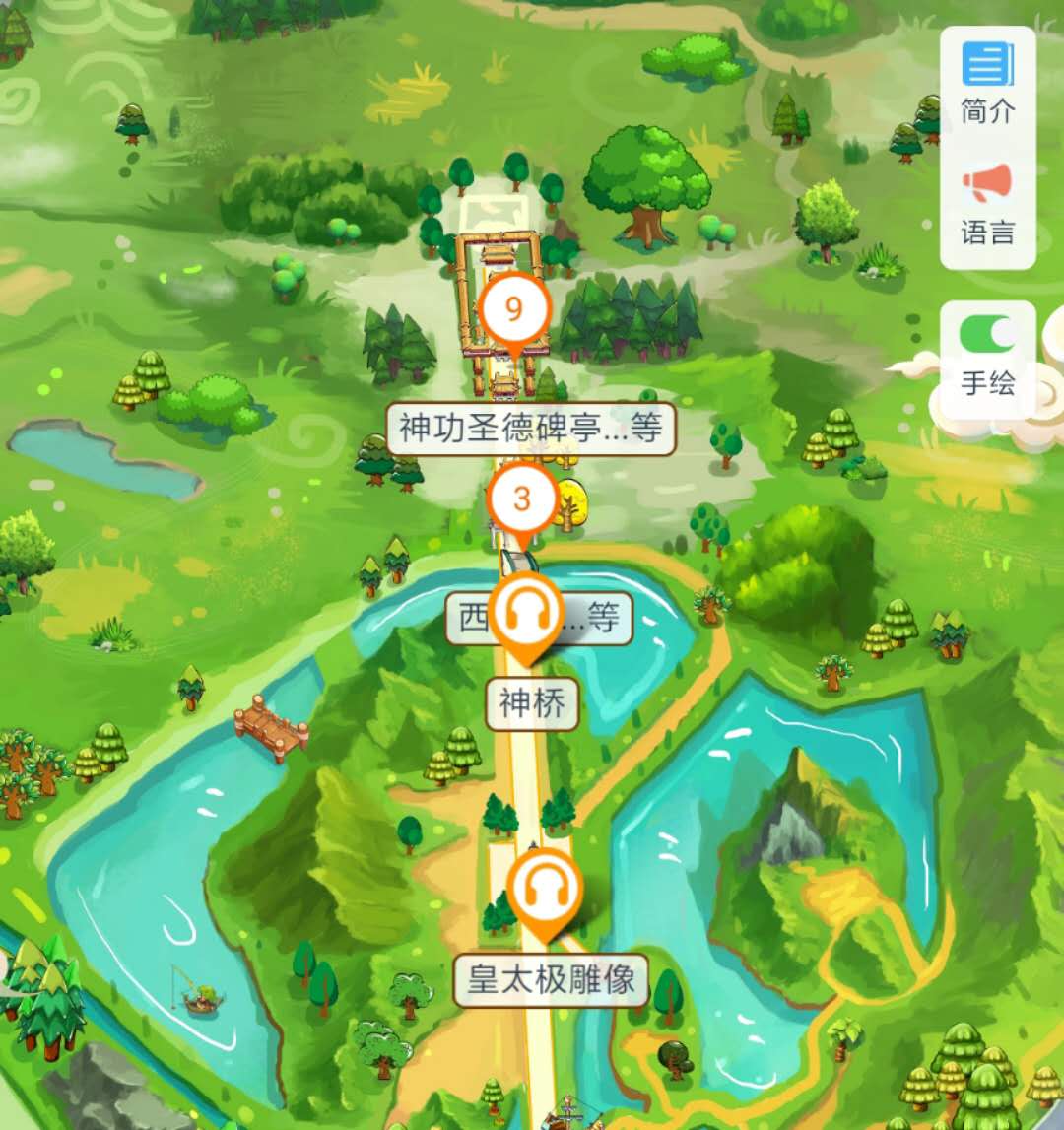 北陵公园地图简介图片